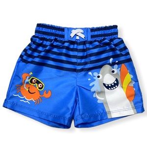 Baby Boy Infant Shark Swim Trunks 0-3mo